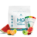 Cellutrex H2O ELECTROLYTES™ variety pack of 20 zero sugar electrolyte powder packets, vitamins and supplements.